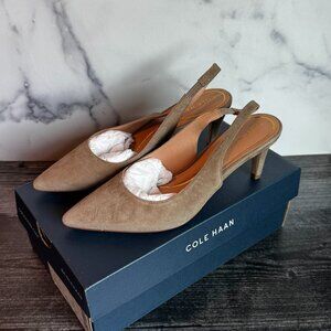 Cole Haan Vandam Sling Pump - Irish Coffe Suede